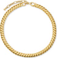 David Yurman Sculpted Cable Necklace in 18K Yellow Gold