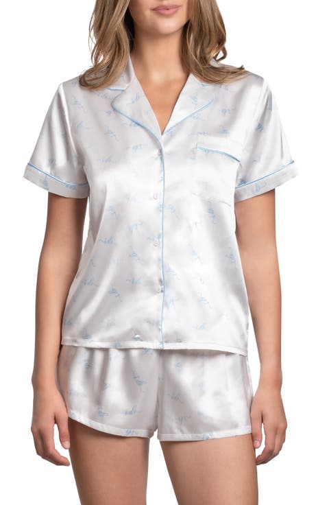 I Do 2-Piece Satin Pajamas