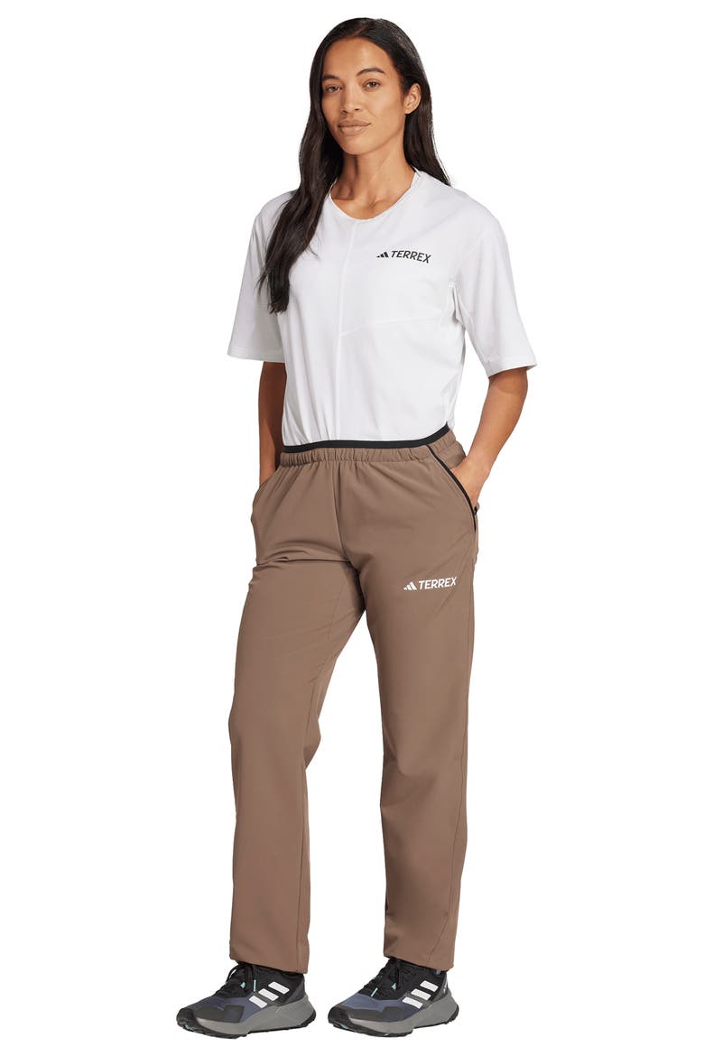 Terrex Multi Liteflex Pants, Alternate, color, EARTH STRATA