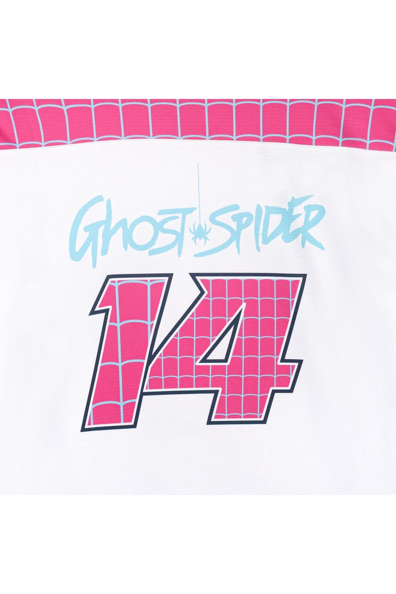 Spider-Verse Hockey Jersey, Alternate, color, Pink Ghost Spider