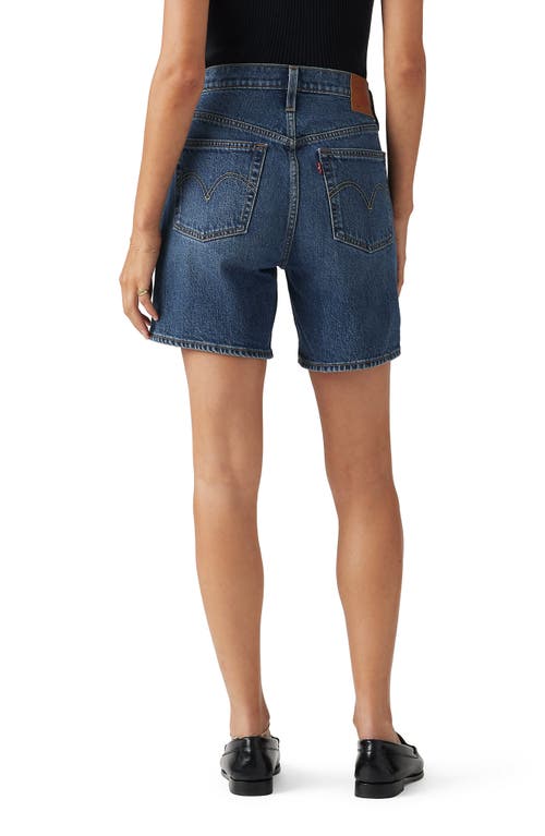 Levi's 501 Mid Thigh Lightweight Women's Shorts 26 In Broken Midnight No Dx