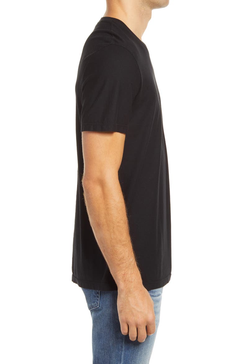 Bryce Men's V-Neck T-Shirt, Alternate, color, TRUE BLACK