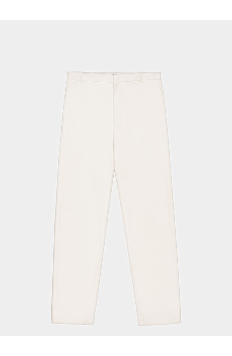 Bally Leather Trousers, Alternate, color, White
