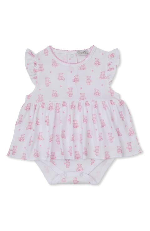 Bear Print Skirted Bodysuit (Baby)