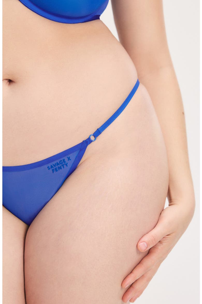 Sheer X G-String, Alternate, color, BLUE EUPHORIA