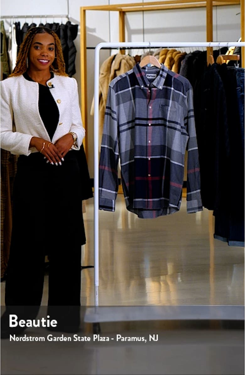 Dunoon Plaid Slim Fit Button-Down Shirt, sales video thumbnail