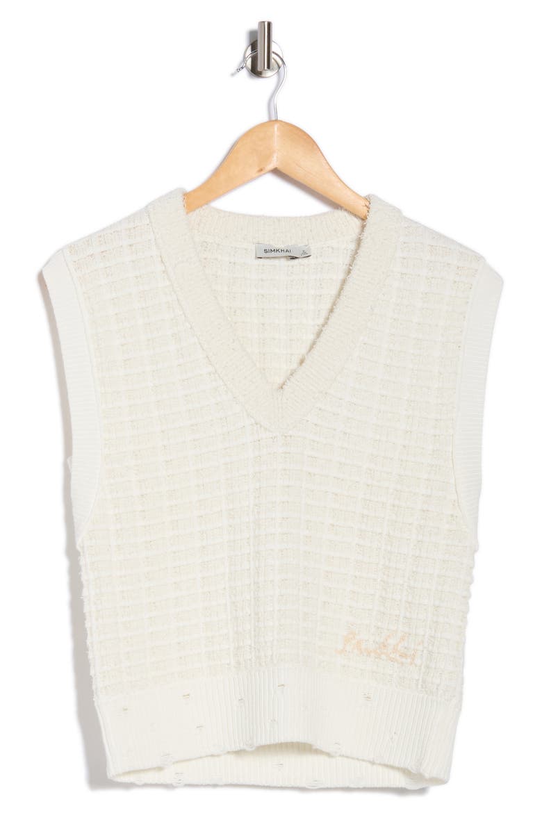 Holdyn Knit Vest, Alternate, color, IVORY