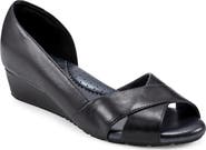 Easy Spirit Bernie Half d'Orsay Wedge Sandal