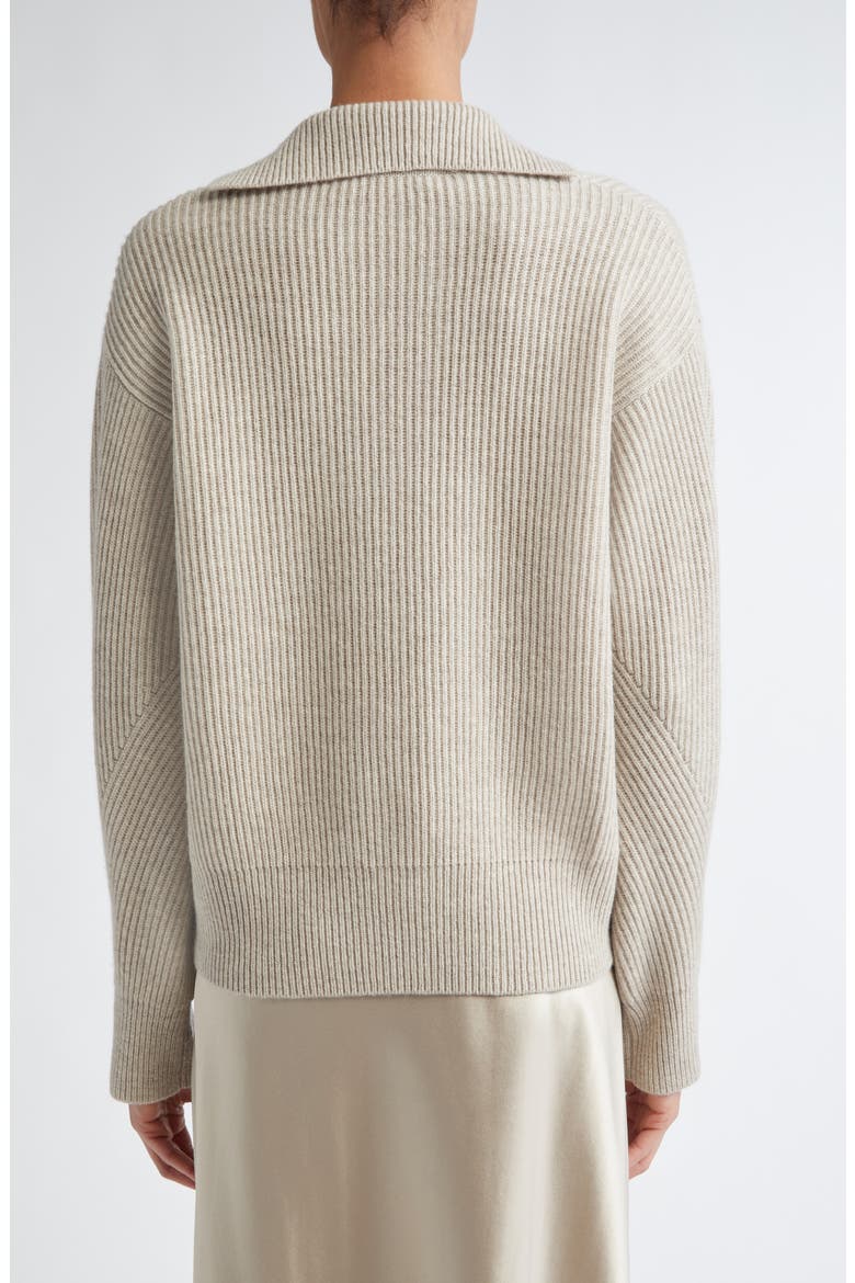 Eccelso Lace-Up Wool & Cashmere Sweater, Alternate, color, SAND