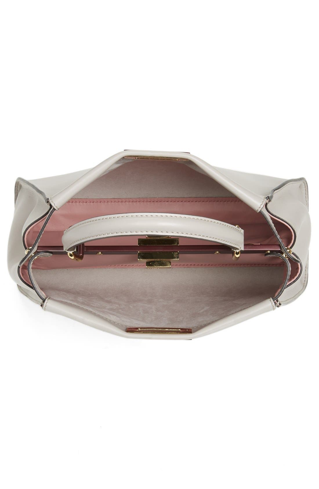 'Peek-A-Boo' Medium Crossbody Bag, Alternate, color, GREY POWDER/ROSE