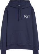 Balmain Paris Brush Logo Fleece Hoodie