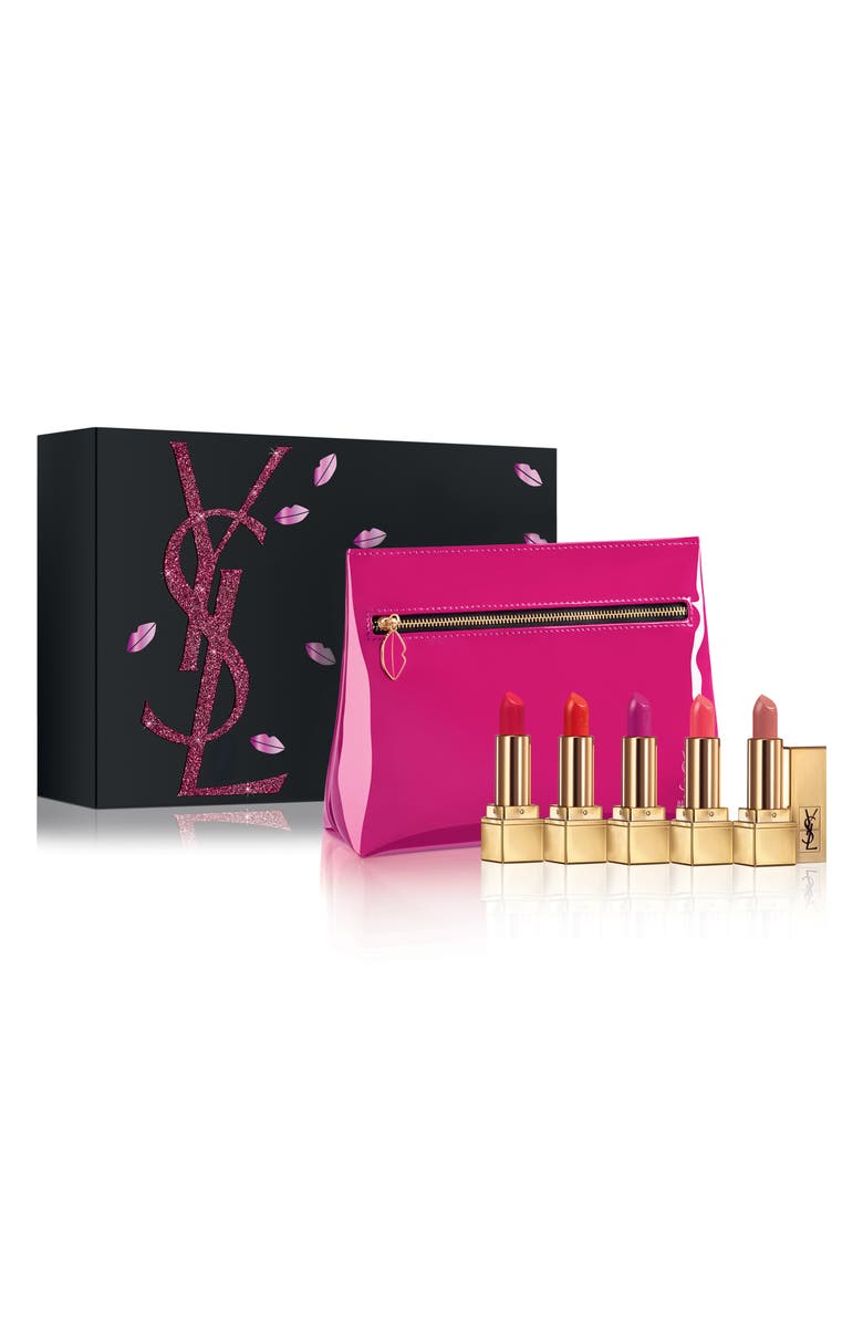 Yves Saint Laurent Mini Rouge Pur Couture Lipstick Set, Main, color, 