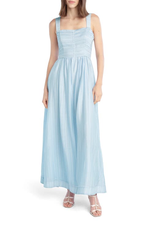 The Pretty Pintuck Sleeveless Maxi Dress