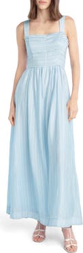 Favorite Daughter The Pretty Pintuck Sleeveless Maxi Dress
