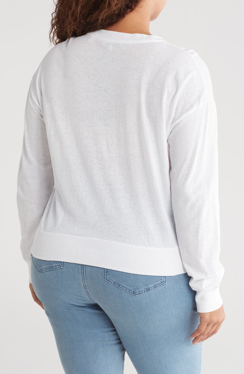 Vince Cotton & Linen Sweatshirt, Alternate, color, 
