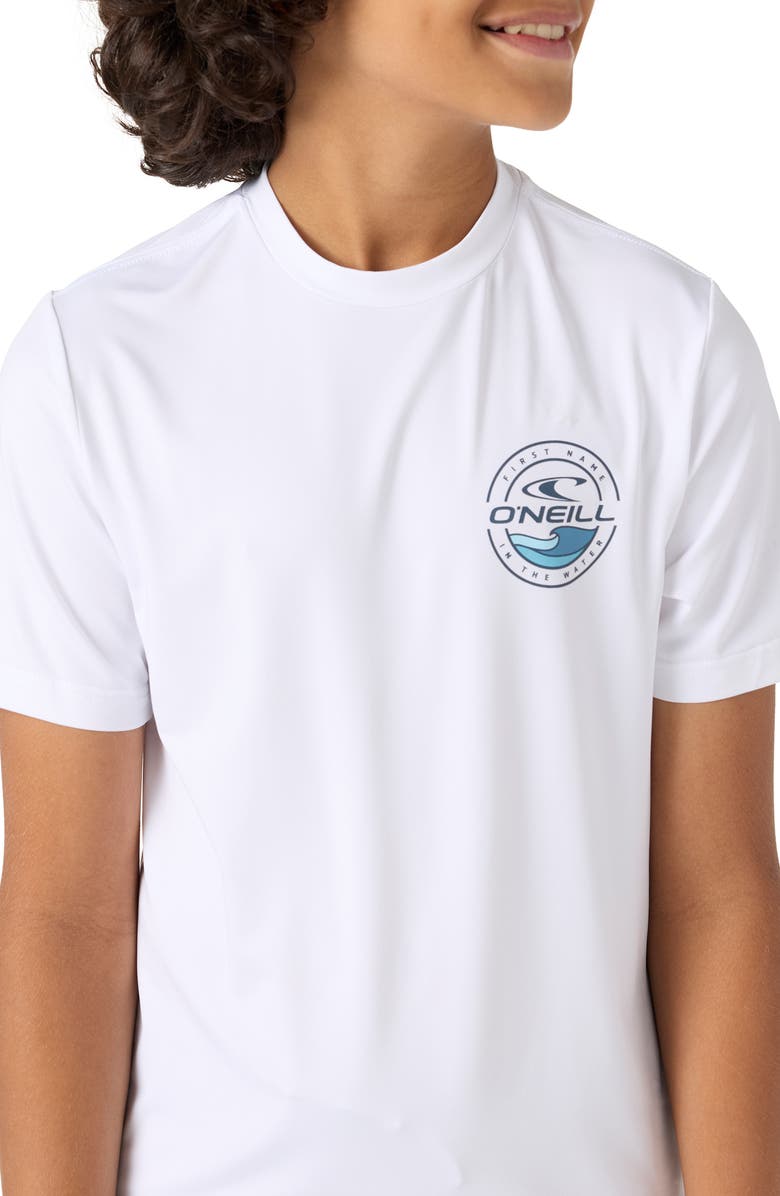 O'Neill Kids' TRVLR Logo Graphic Performance T-Shirt, Alternate, color, White