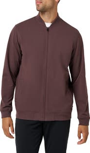 TravisMathew Stretch Cotton Bomber Jacket