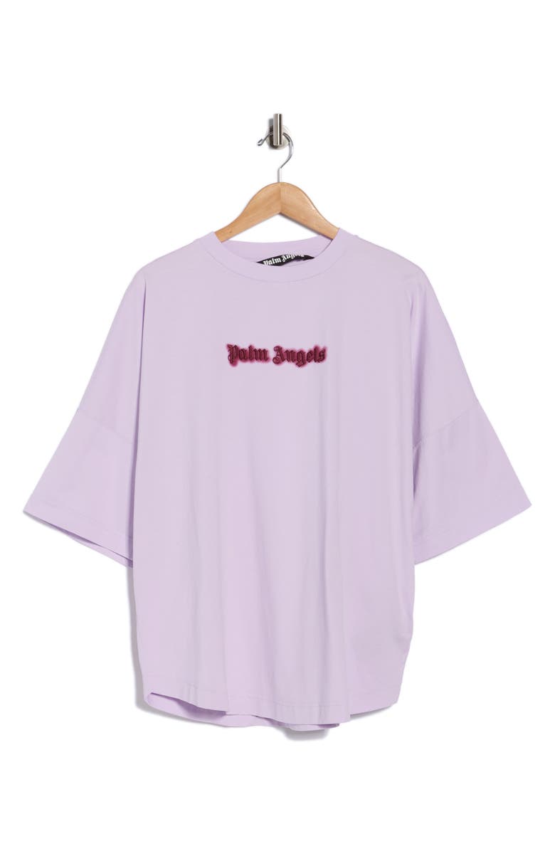 Palm Angels T-Shirt, Alternate, color, Lilac Burgundy