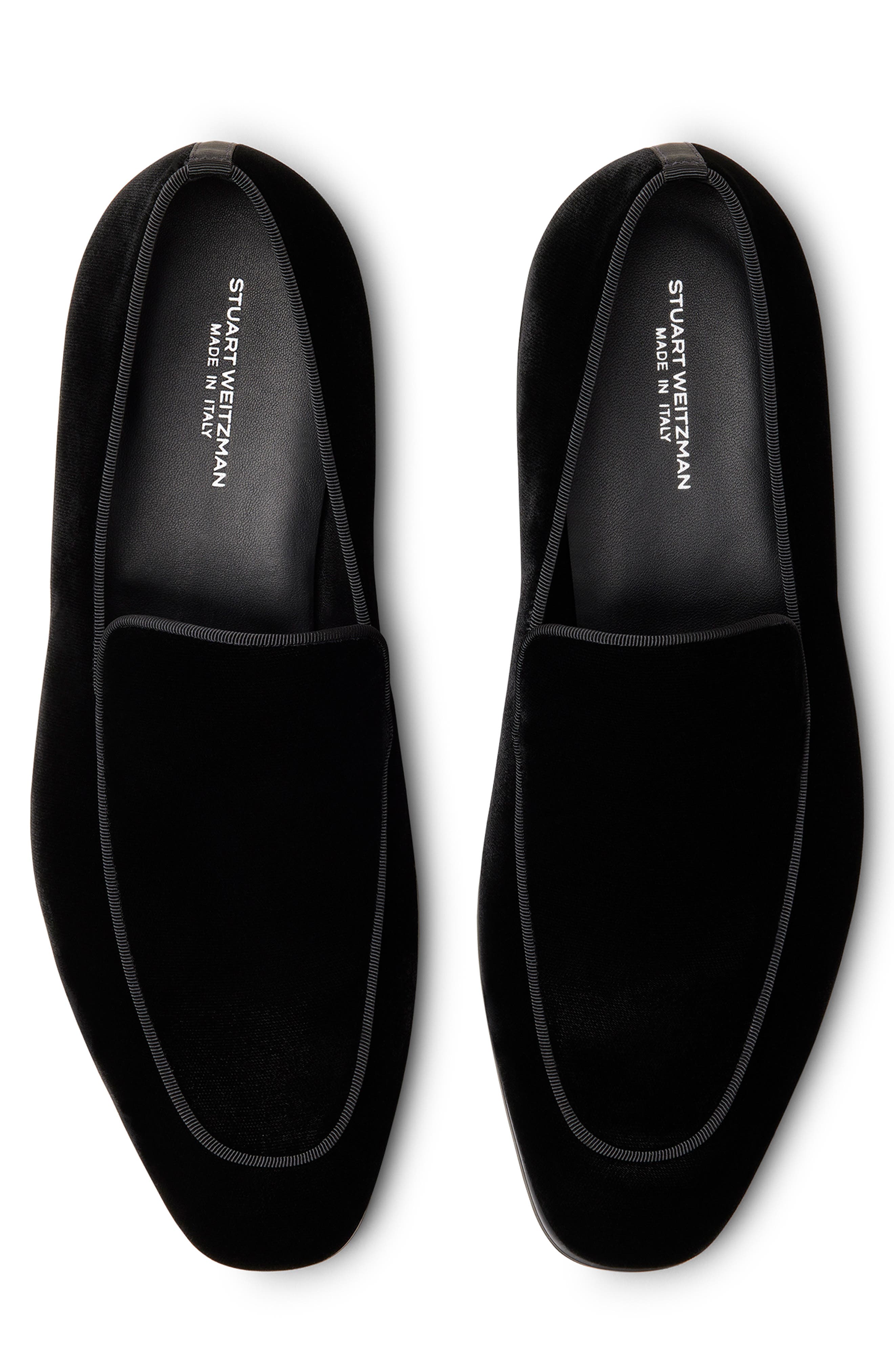 Stuart Weitzman Braydon Loafer, Alternate, color, Black