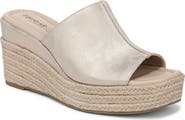 LifeStride Haute Espadrille Platform Wedge Slide Sandal