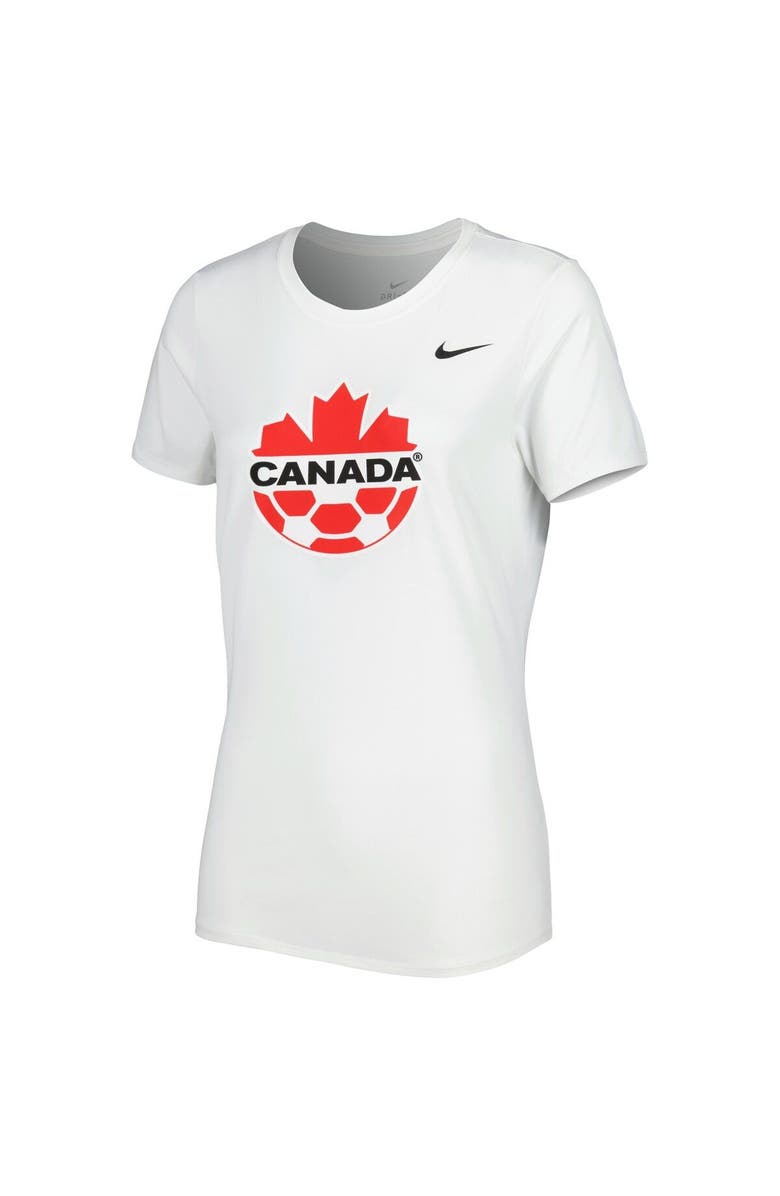 Nike Women's Nike White Canada Soccer Legend Performance T-Shirt, Alternate, color, White