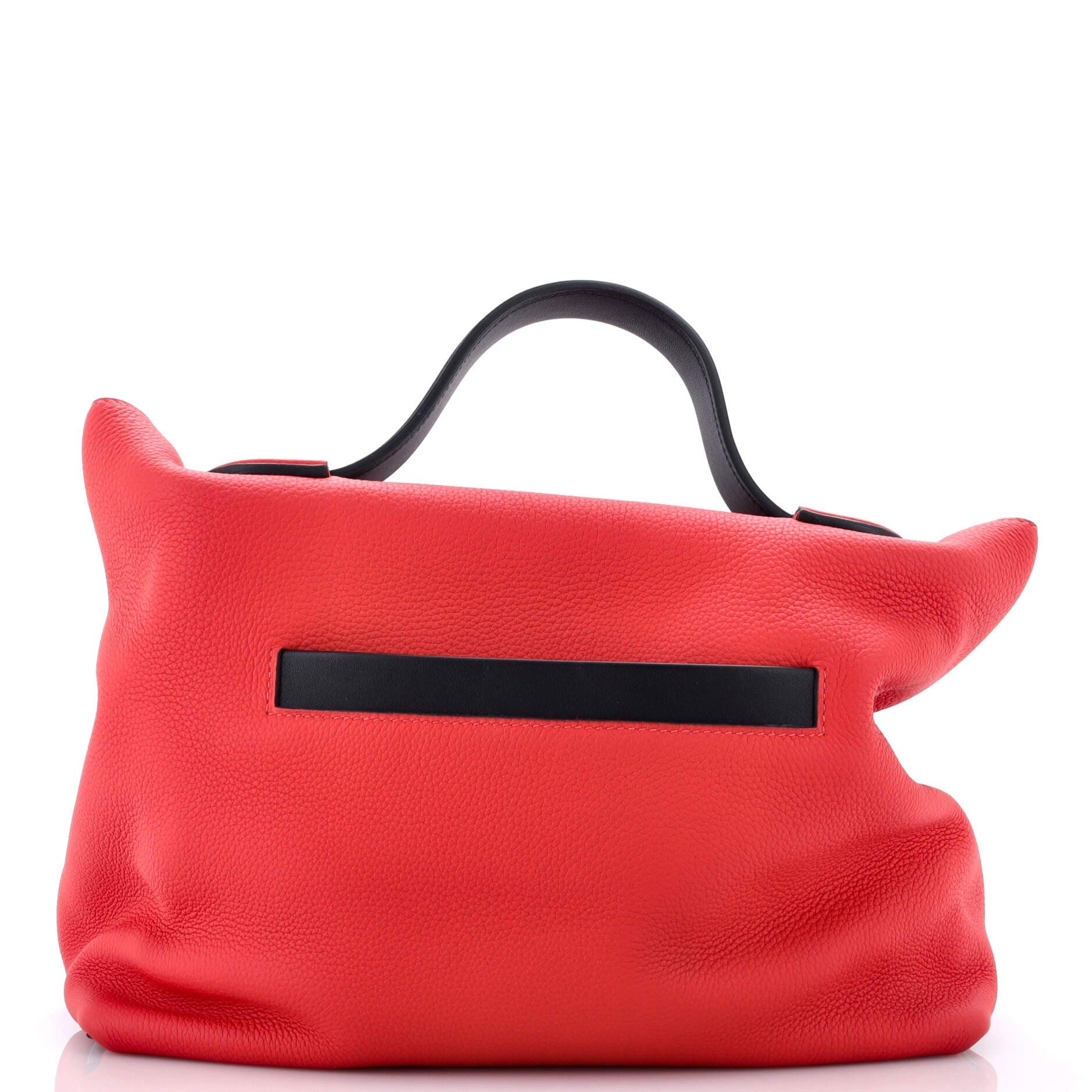 Pre-Owned Hermes 24/24 Bag Bicolor Togo with Swift 35, Alternate, color, Geranium