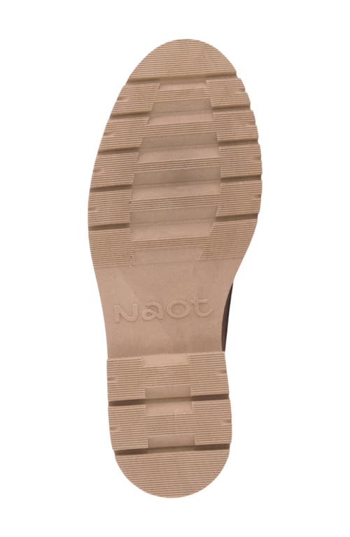 Naot Fremont Platform Loafer In Almond Suede