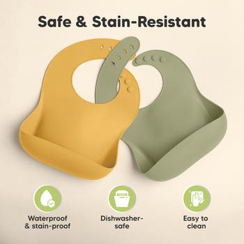Prep Silicone Bibs