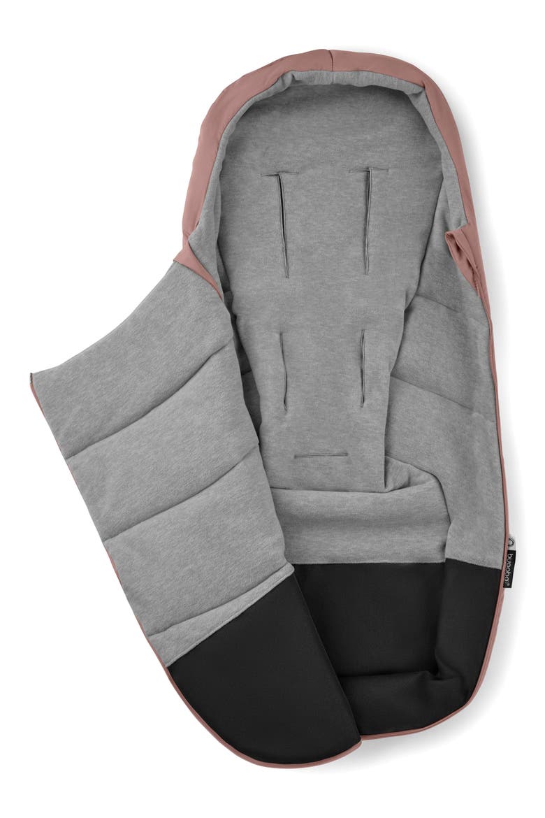 Water Repellent Stroller Footmuff, Alternate, color, DUSTY PINK