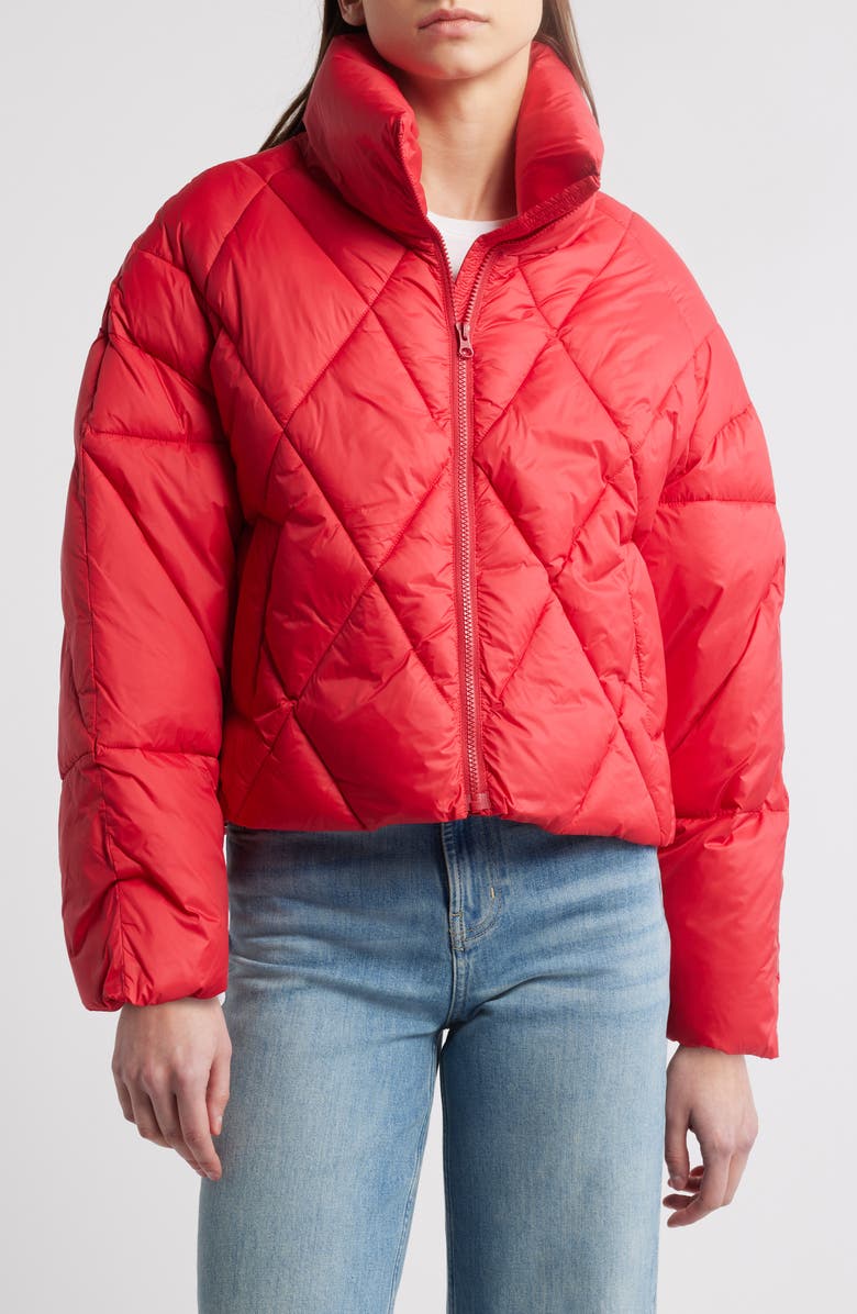 Rails Summit Diamond Quilted Puffer Coat, Alternate, color, 