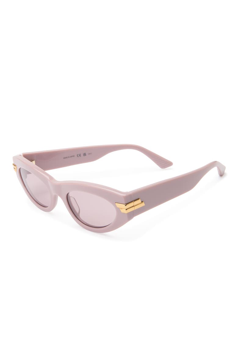 53mm Cat Eye Sunglasses, Alternate, color, PINK PINK VIOLET