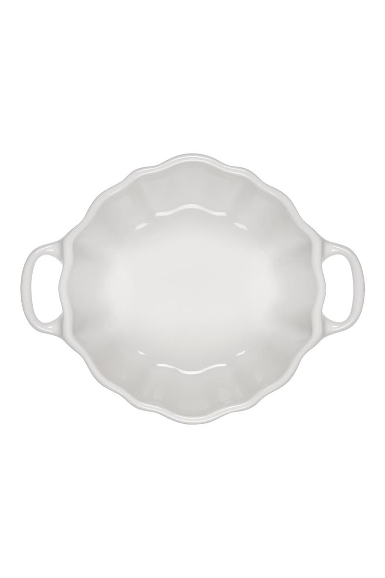 Figural Pumpkin Mini Baking Dish, Alternate, color, WHITE