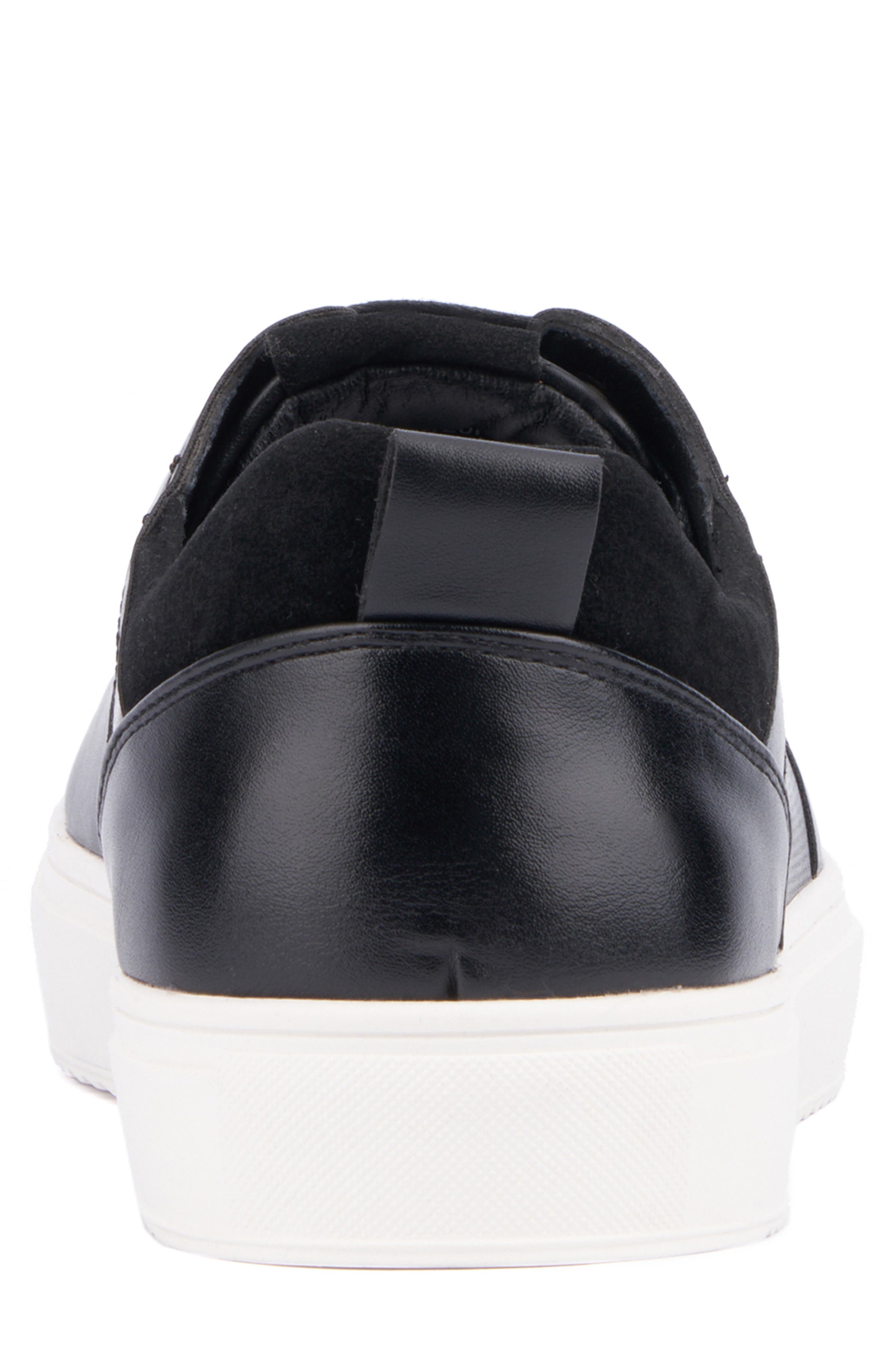 XRAY Andra Faux Leather Sneaker, Alternate, color, Black