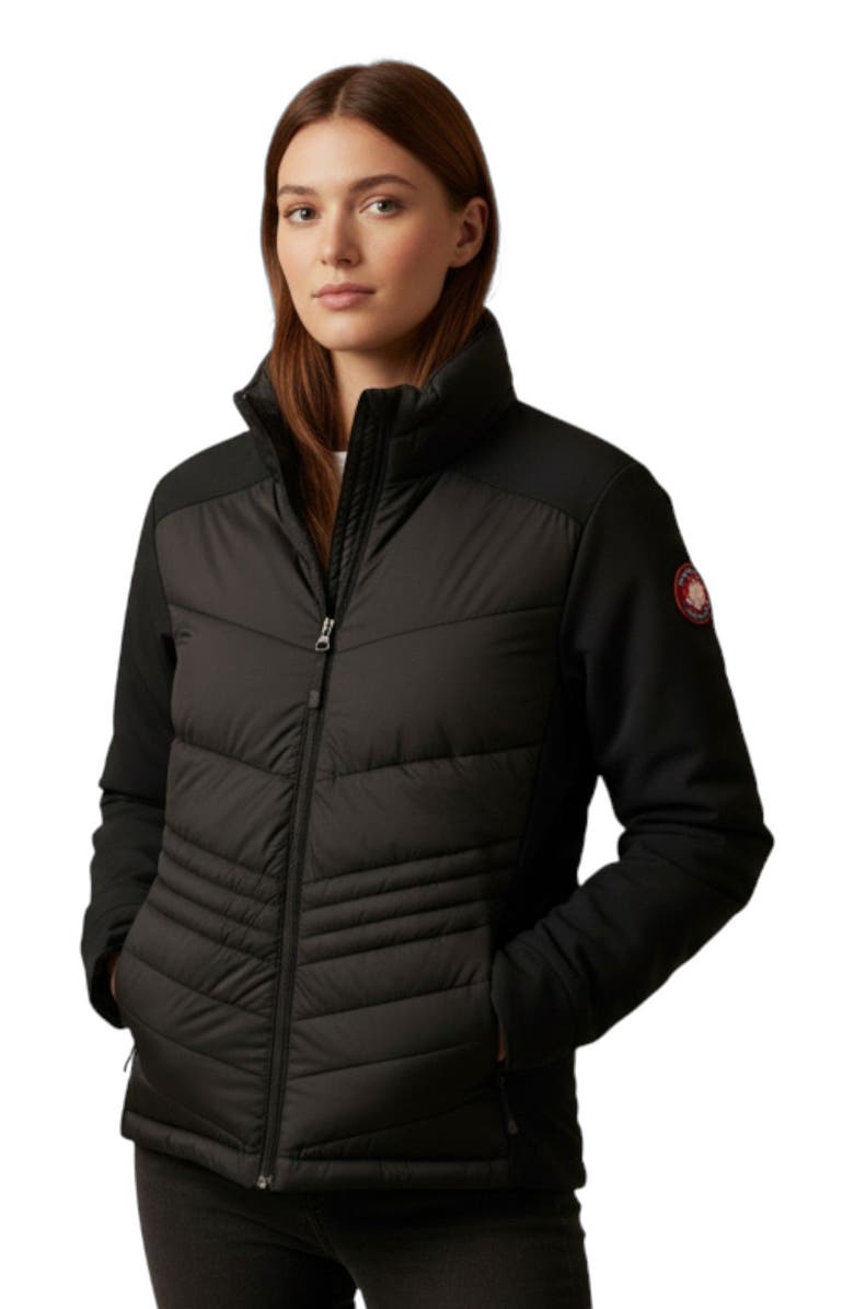 CANADA WEATHER GEAR Women's Hybrid Puffer Jacket, Alternate, color, 