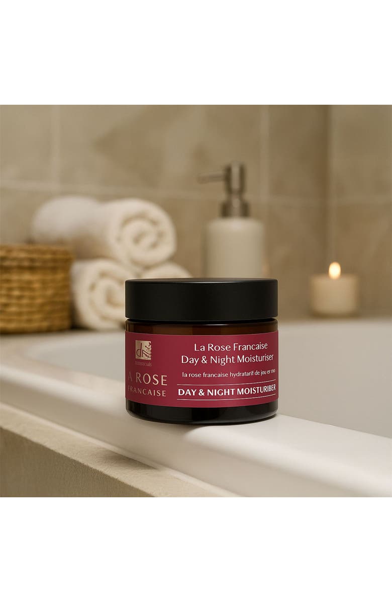 DR BOTANICALS La Rose Française Skin Renewal Duo Moisturiser for Hydration & Radiance 50 ml, Alternate, color, White
