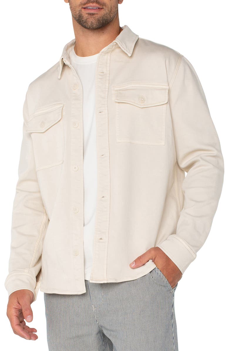 Liverpool Los Angeles Stretch Cotton Blend Overshirt, Alternate, color, 