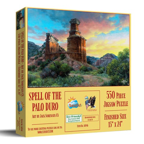Spell of the Palo Duro 550 piece Jigsaw Puzzle for Adults