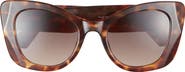 Kurt Geiger London 52mm Gradient Cat Eye Sunglasses