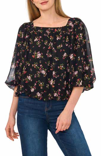 Square Neck Bubble Top