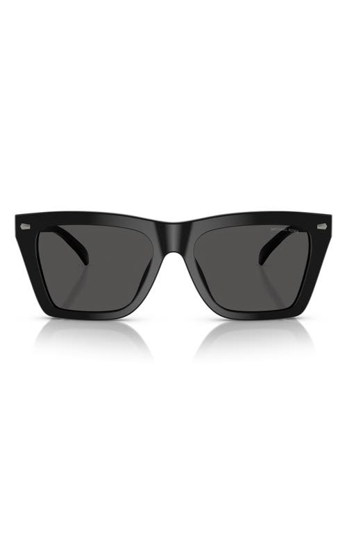 Michael Kors 56mm Square Sunglasses in Black 