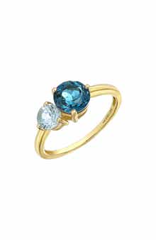 14K Gold Semiprecious Stone Stackable Ring (Nordstrom Exclusive)
