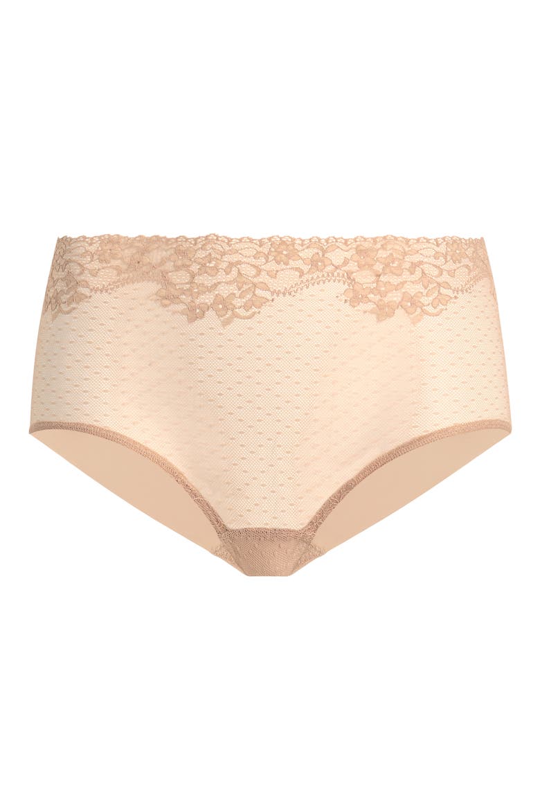 Double Take High Waist Briefs, Alternate, color, BEIGE