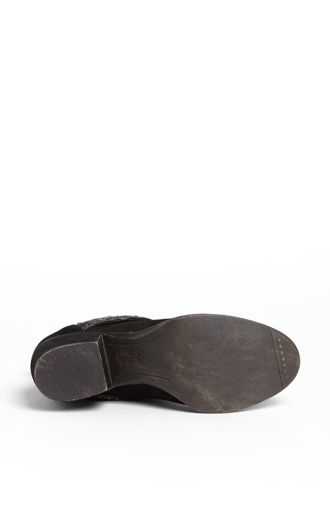 'Clauds' Bootie, Alternate, color, BLACK