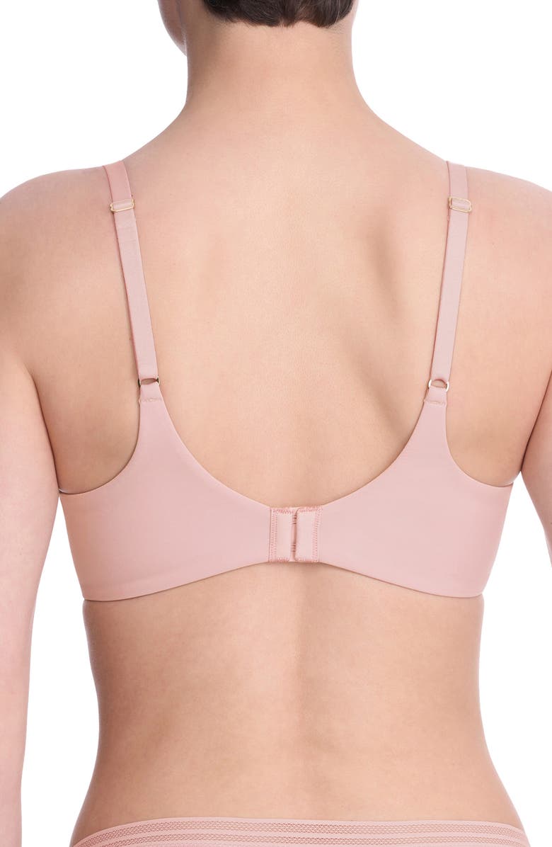 Natori Love Lace Underwire Bra, Alternate, color, Pink Pearl/ Warm White