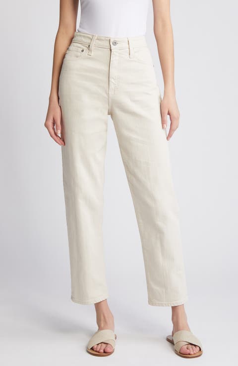Rian High Waist Ankle Straight Leg Jeans