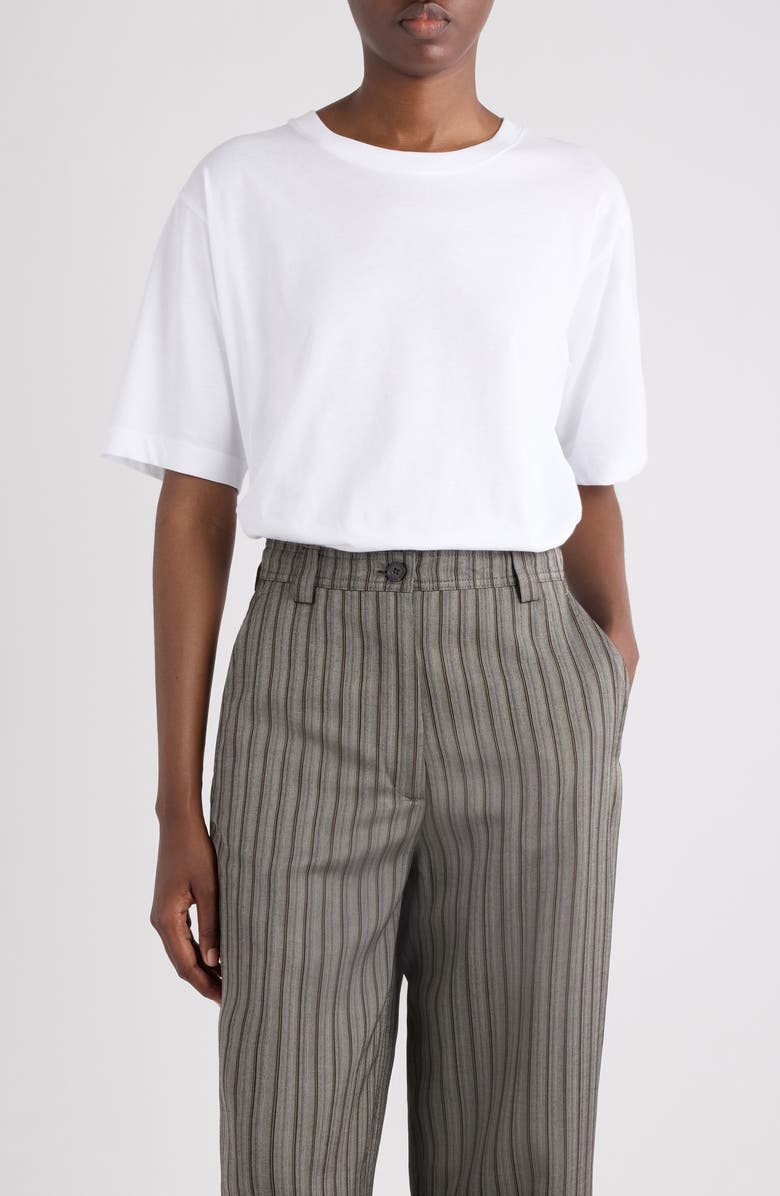 Dries Van Noten Cotton Jersey T-Shirt, Main, color, White