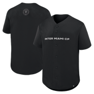 FANATICS Men's Fanatics Black Inter Miami CF Maximum Intensity Button-Up Jersey