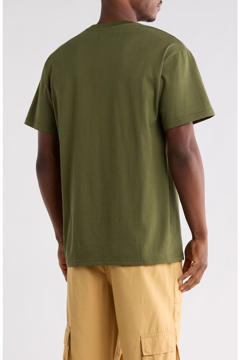 Curve Logo Short Sleeve Graphic T-Shirt, Alternate, color, CYPRESS