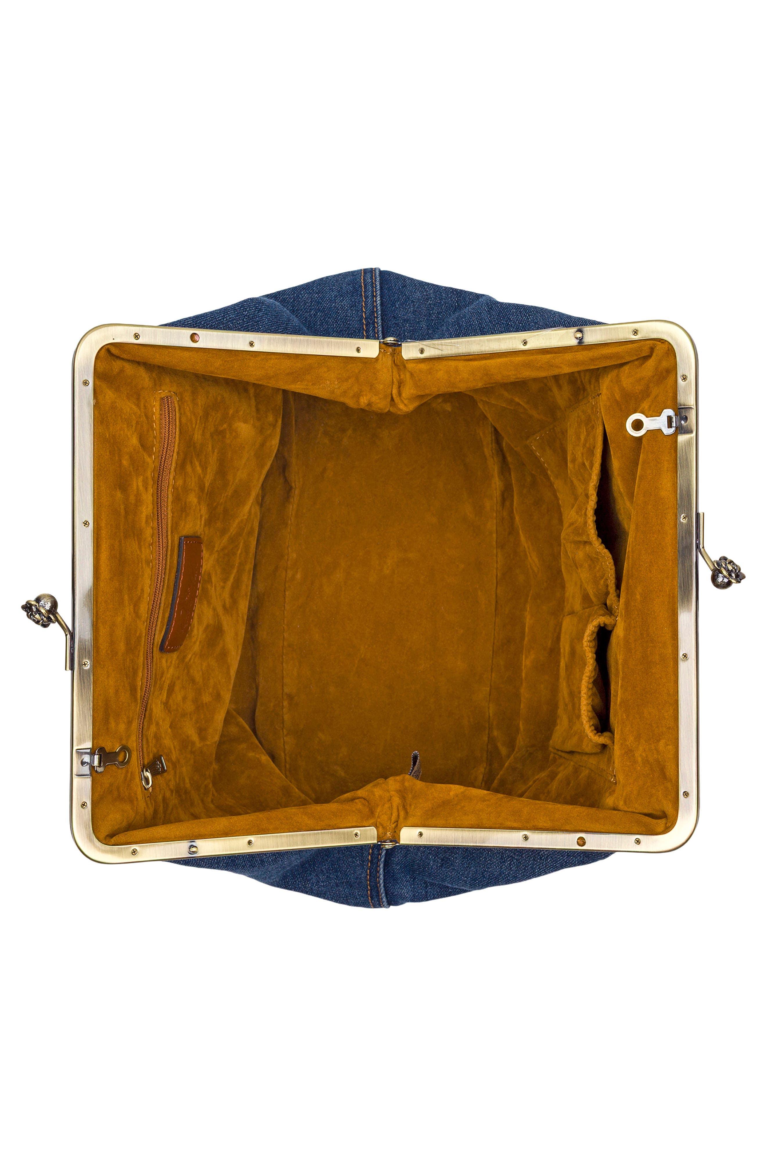 Patricia Nash Vivienne Frame Denim Clutch (Women) | Nordstrom