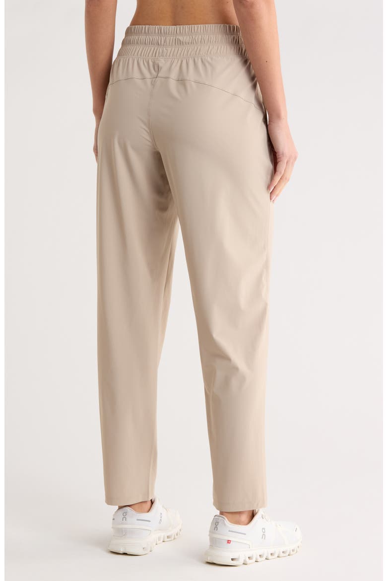 Tapered Straight Leg Pull-On Pants, Alternate, color, COBBLESTONE
